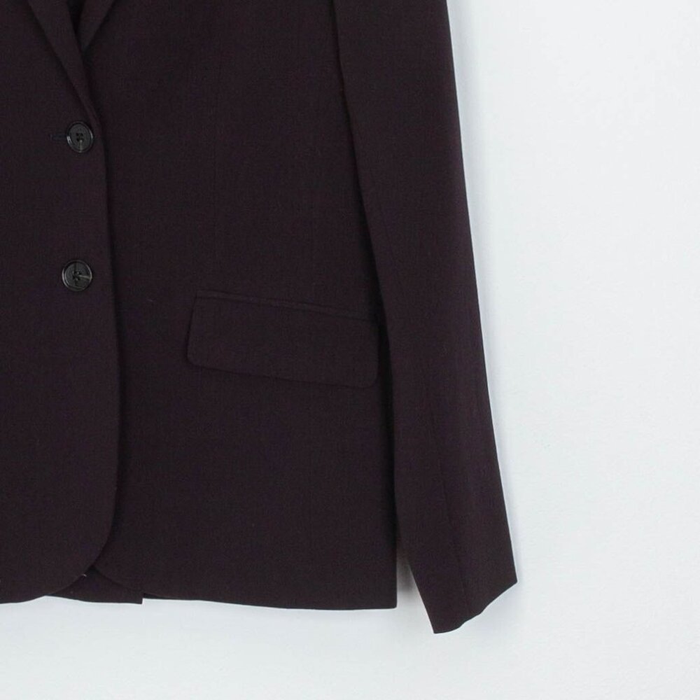 J. Crew Mercantile Womens Classic Work Blazer‎ Size 2 Black Single Breast Career - Picture 3 of 10